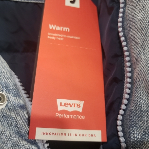 Mens Levi Puffer Jacket Size XL - Picture 7 of 8